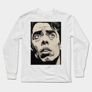 Jacques Brel - magnifique portrait (rare) Long Sleeve T-Shirt